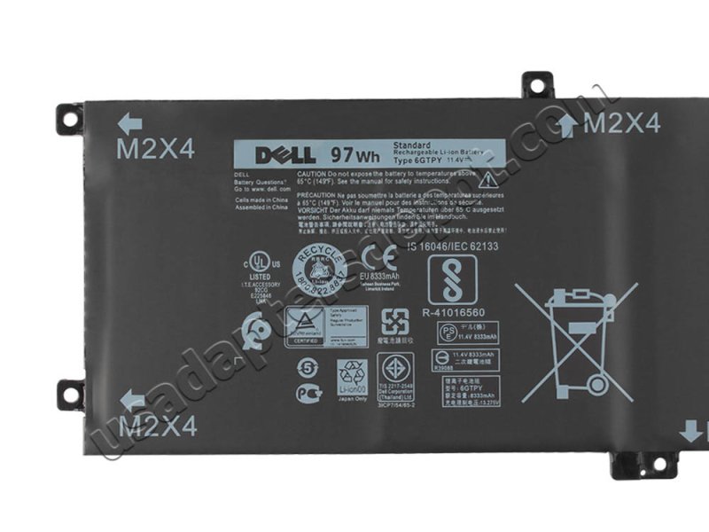 Original Dell Inspiron 7591 Battery 97Wh