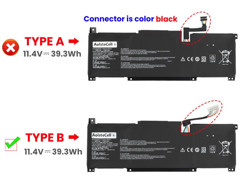 Battery MSI BTY-M494(3ICP5/71/74) 39.3Wh