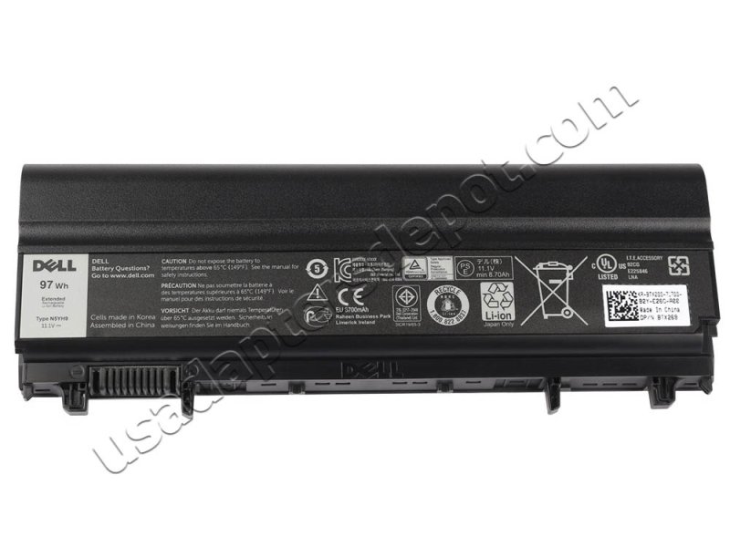 97Wh 9Cell Dell Latitude E5540 Battery