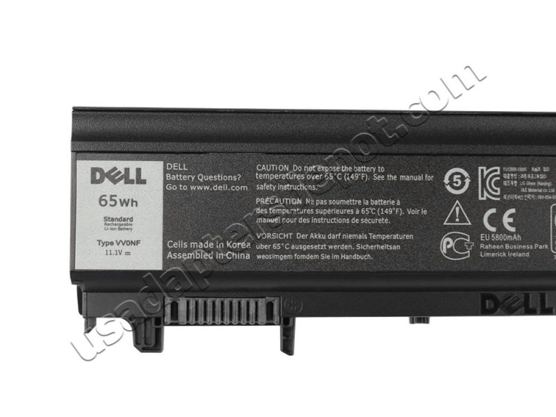 65Wh 6Cell Dell 9TJ2J Battery