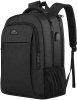 15.6 Inch Laptop Backpack Anti-Theft Business Travel Work Computer Rucksack with USB Charging Port Black