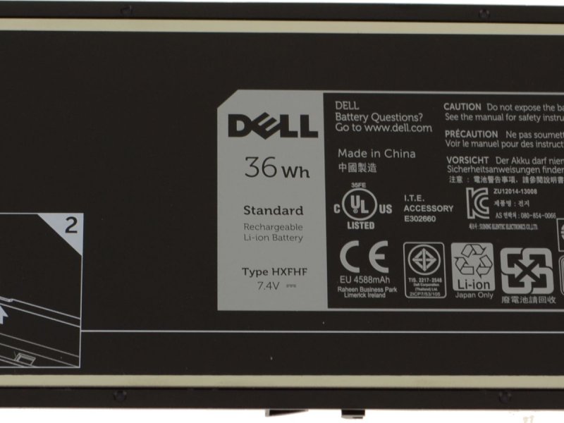 Original 2 Cell 36Whr Battery Dell Venue 11 Pro (7130)