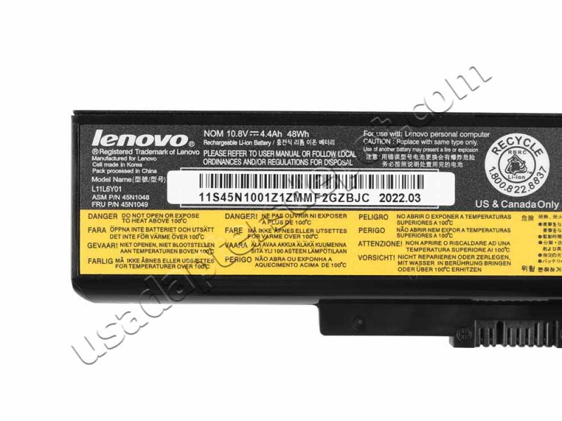 Original Battery Lenovo G510 80A8 4400mAh 48Wh