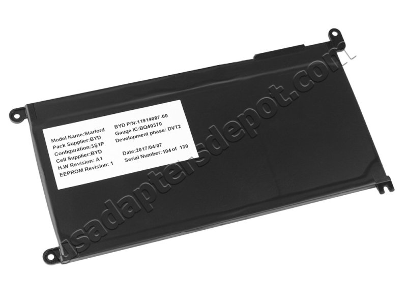 Original Dell Inspiron 3585 P75F P75F008 Battery 42Wh 3500mAh