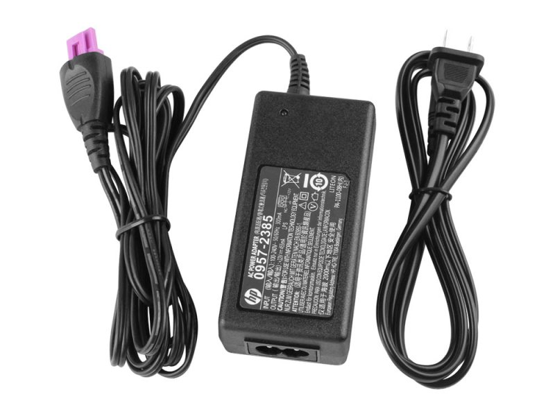 Original 10W HP Deskjet 2542 All-in-One Printer AC Adapter + Cord