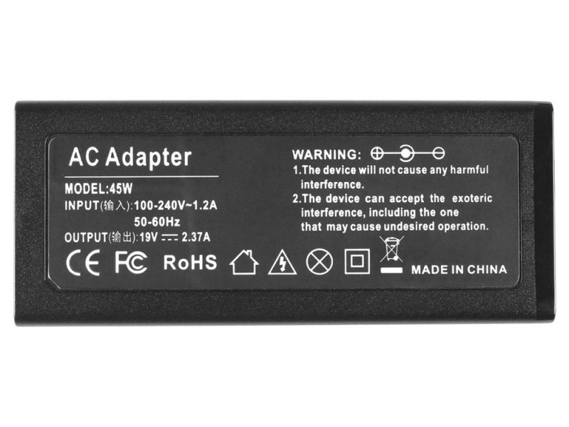 45W Laptop Charger Compatible With A3 A315-58-38QD With Power Supply