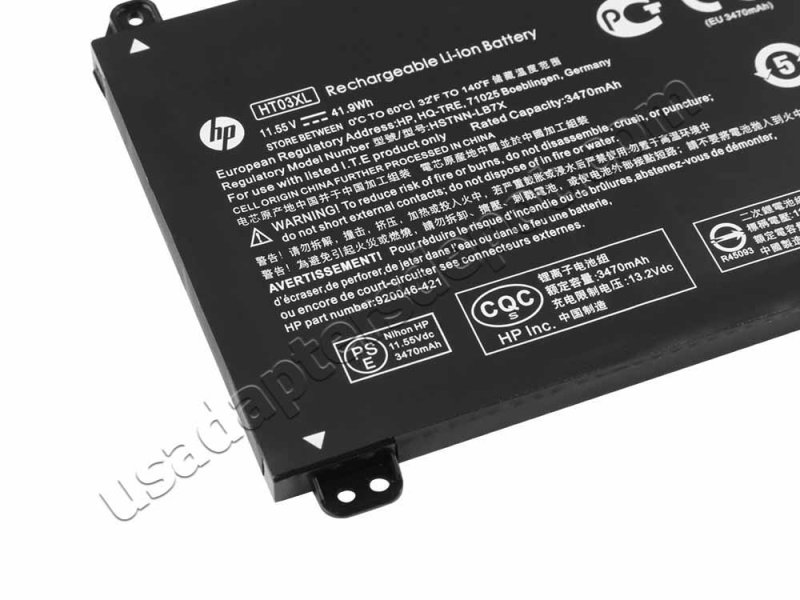 Original HP HT03XL Battery 41.09Wh 3470mAh