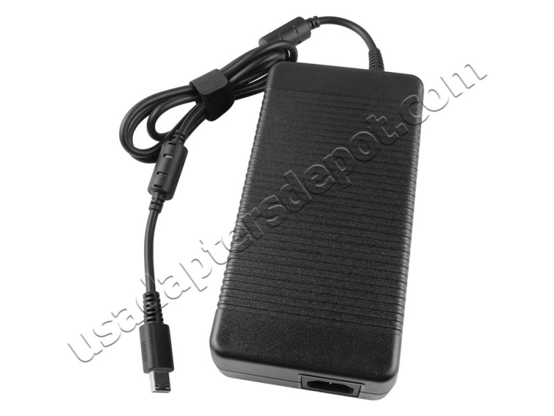 Original MSI Delta 19.5V 16.9A 330W Square Charger AC Adapter + Cable