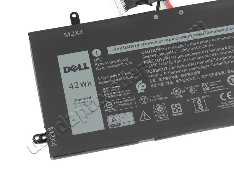 Original 42Wh 4-Cell Dell Latitude 12 5290 Battery