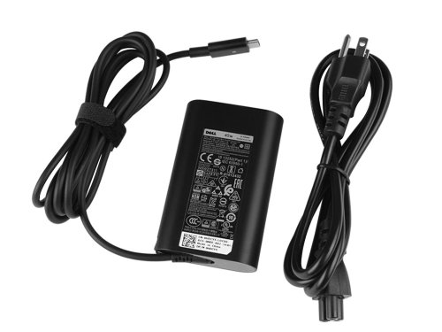 Original 45W USB-C Charger Dell XPS 13 9315 2-in-1 AC Adapter + Cable