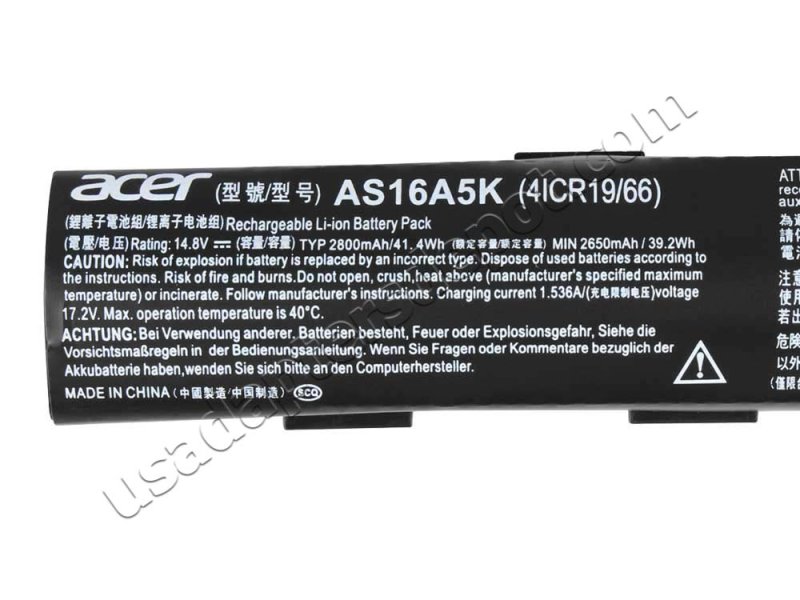 Original Battery Acer Aspire E5-576-581N E5-576G-5755 2800mAh 41.4Wh