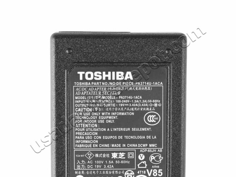 Original 65W Toshiba Satellite Series Power Supply Adapter Charger