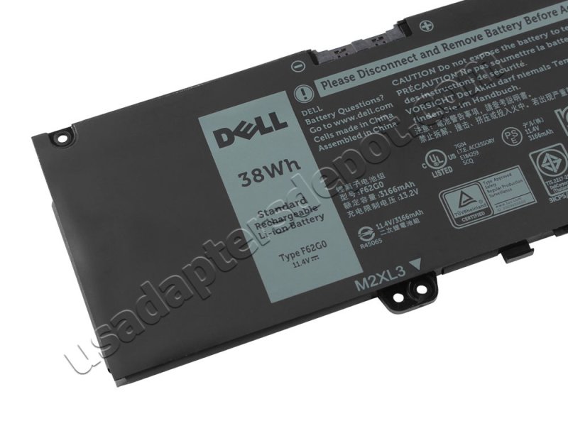 Original 3166mAh 38Wh 3 Cell Dell Inspiron 13 7386 P91G001 Battery