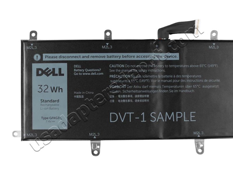 Original 32Wh Battery Dell GFKG3 0GFKG3 WH96V VN25R 10Pin