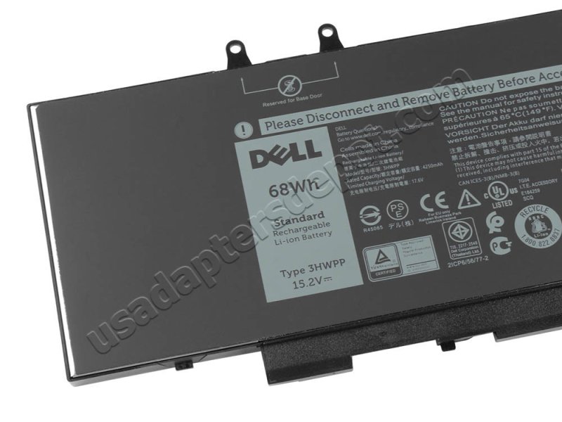 Original Battery Dell Inspiron 7706 2-in-1 4250mAh 68Wh