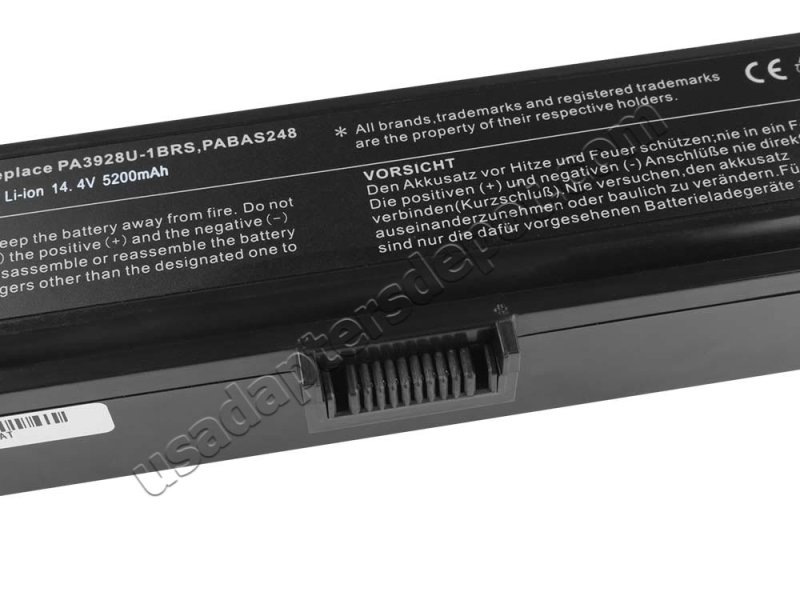 5200mAh 8Cell Toshiba PA3928U-1BRS Battery