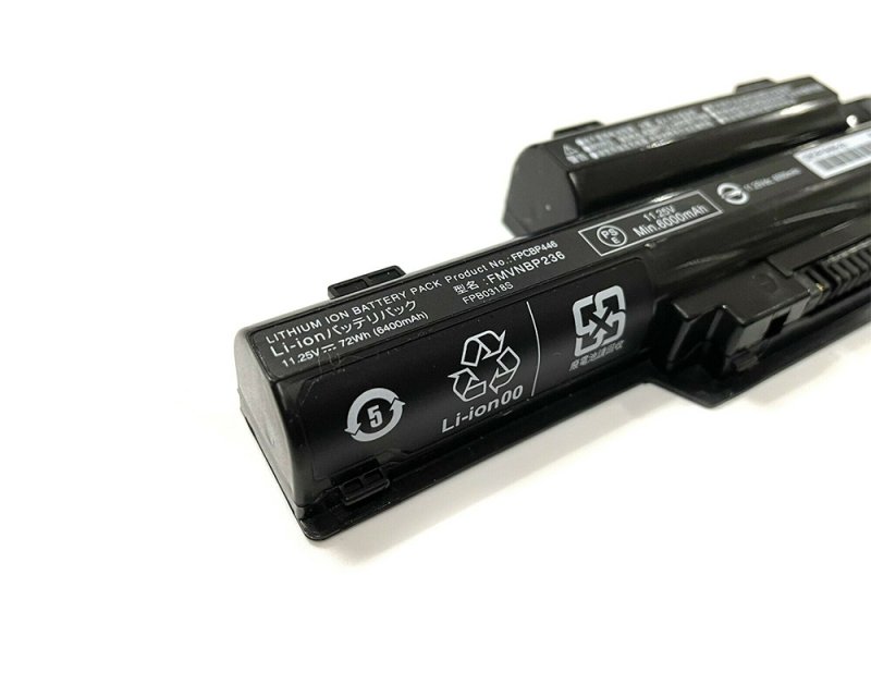 Battery Fujitsu FPCBP446 FPCBP446AP 6400mAh 72Wh