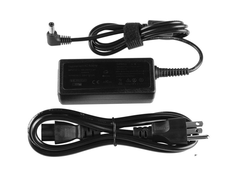 40W Laptop Charger Compatible With U135DX-4616W7S U135DX-N455 With Power Supply