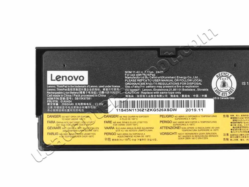 Original Lenovo ThinkPad P52s 20LC Battery 24Wh 2100mAh