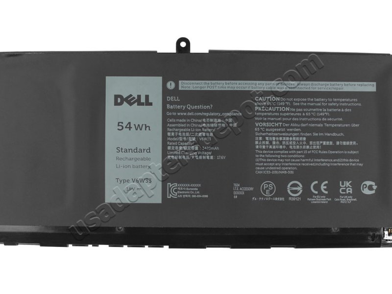 Original Battery Dell Inspiron 15 3521 3600mAh 54Wh