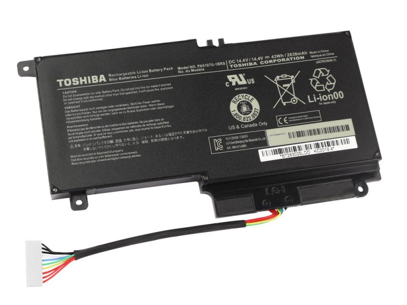 45Wh /32Wh Toshiba Satellite P50T-B-10K P50t-B-108 Battery Black