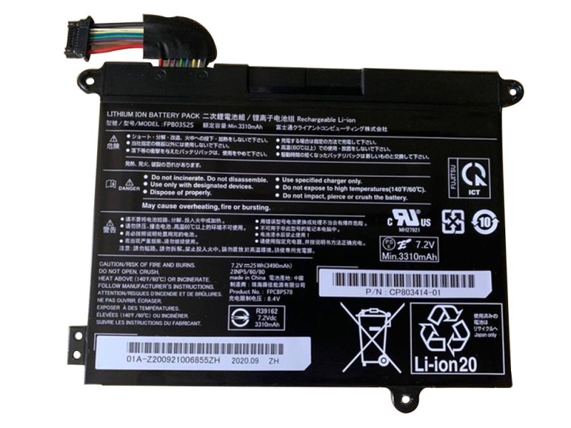 Battery Fujitsu FPB0352S FPCBP578 3490mAh 25Wh