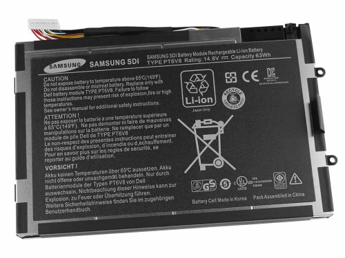 8 Cell Dell Alienware M14x M14x R1 M14x R2 Battery