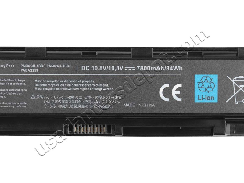 7800mAh Toshiba Satellite L70-B-00Y L70-B-134 Battery