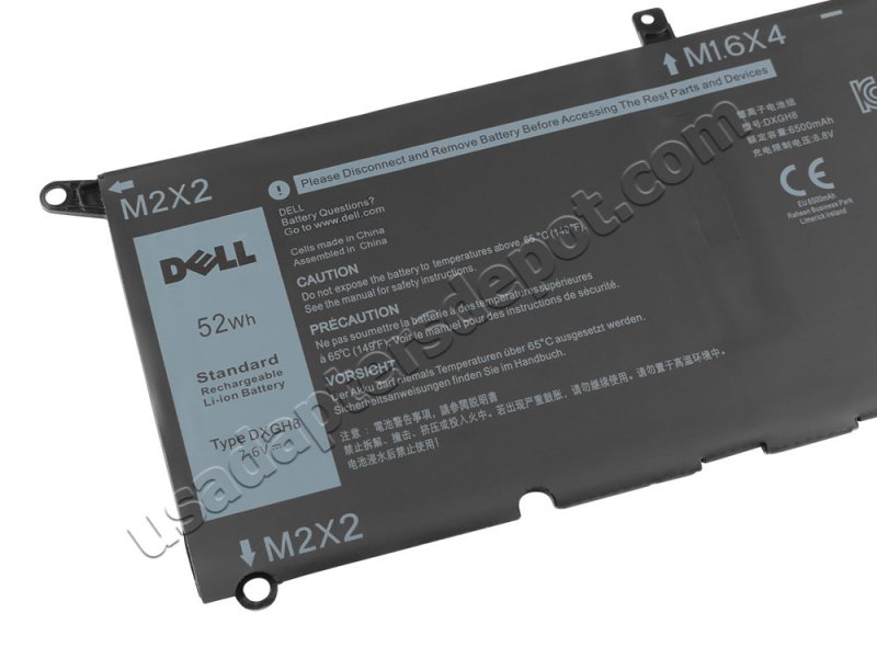 Original 6500mAh 52Wh Battery Dell Inspiron 7490 P115G P115G001