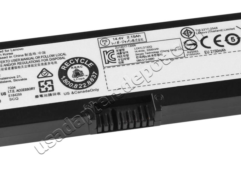 2800mAh 4Cell Lenovo L12L4E55 Battery