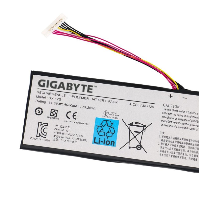 Original Battery Gigabyte Aorus X3 Plus v7-KL3K4 4950mAh 73.26Wh