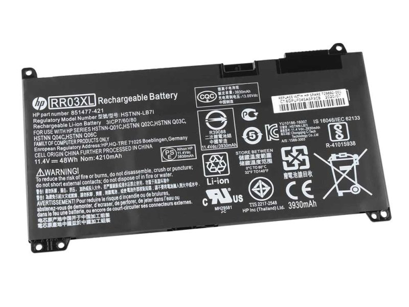 Original HP ProBook 450 G5 Battery 48Wh 4000mAh