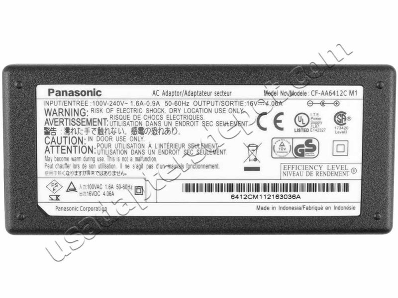 Original 65W Panasonic CF-SX3YEBBR CF-SX3YEQBR AC Adapter Charger