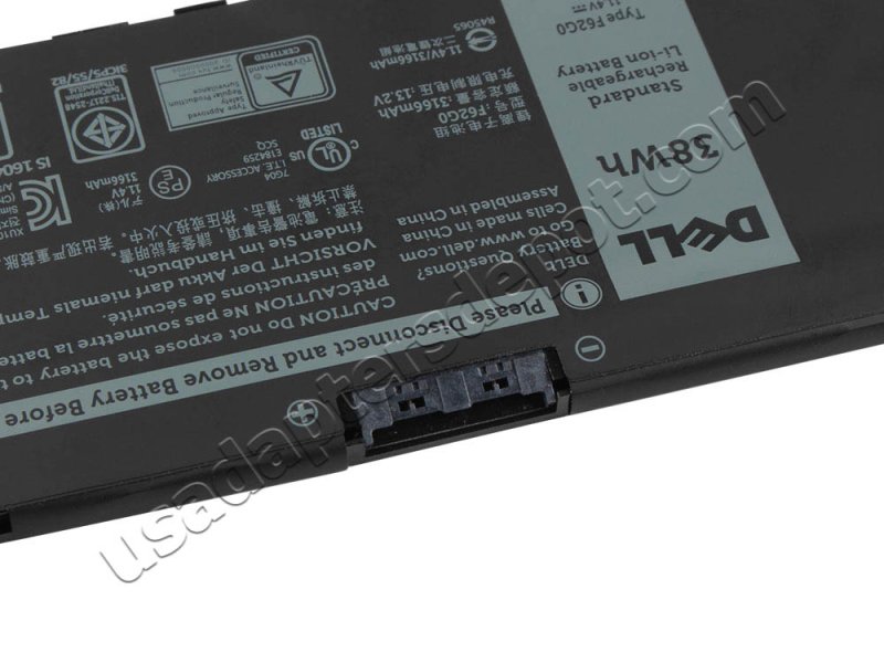 Original 3166mAh 38Wh 3 Cell Dell Inspiron 13 7386 P91G001 Battery