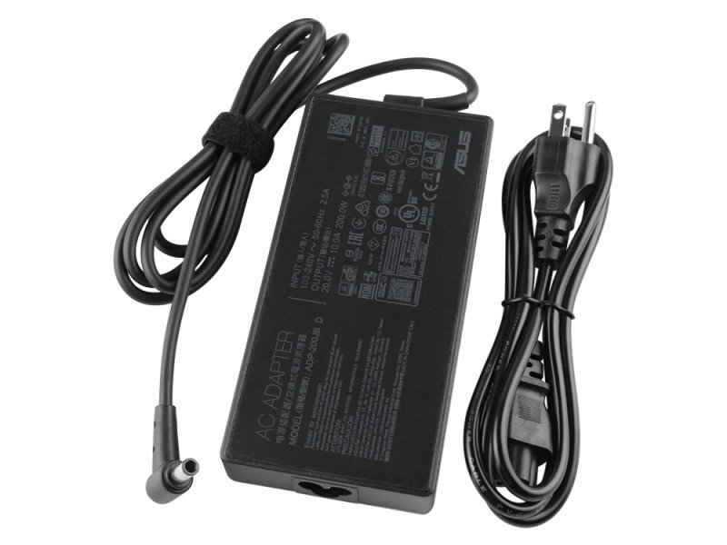 Original 200W Slim Charger Asus TUF Gaming F15 2021 AC Adapter + Cable