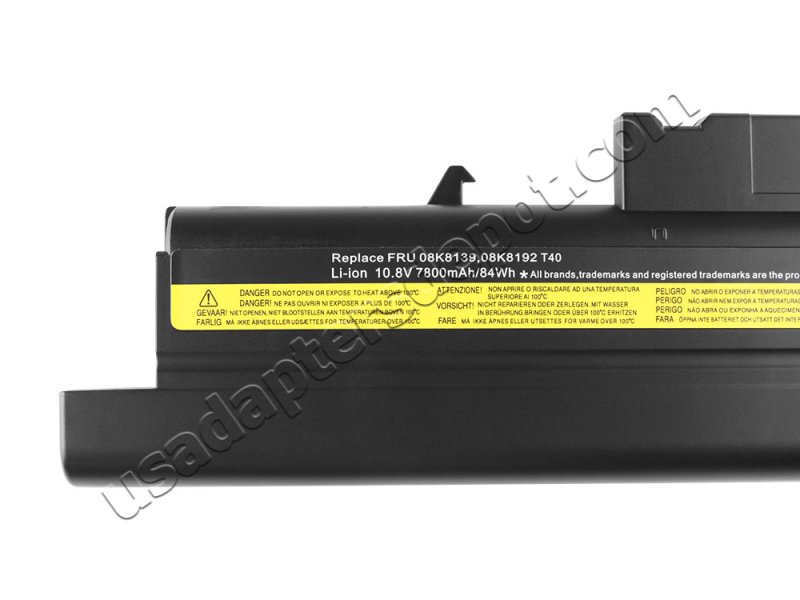 Original Lenovo ThinkPad T41 2375 Battery 71Wh 6600mAh