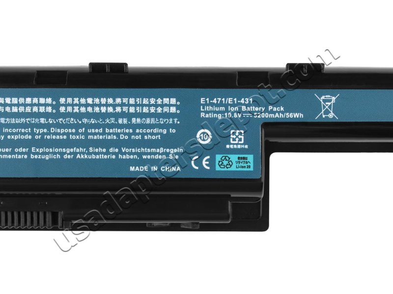 6 Cell Packard Bell AS10D31 AS10D3E Battery