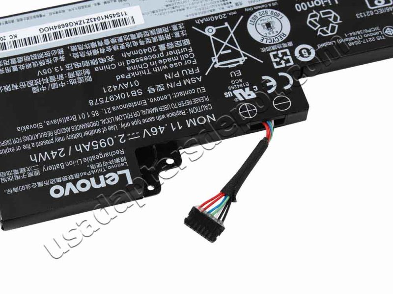 Original Battery Lenovo ThinkPad T480 2095mAh 24Wh