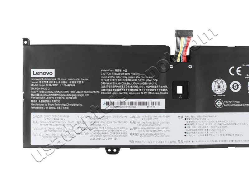 Original Battery Lenovo Yoga C940-14IIL 81Q9006EAU 7820mAh 60Wh