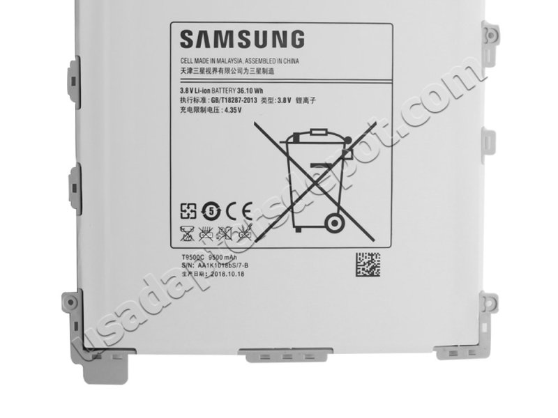 Original 9500mAh Samsung SM-P9000ZWVXAR SM-P9000ZKABTU Battery