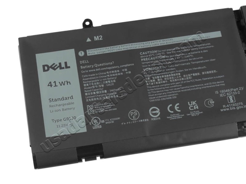 Original Battery Dell Inspiron 15 3511 P112F 3640mAh 41Wh