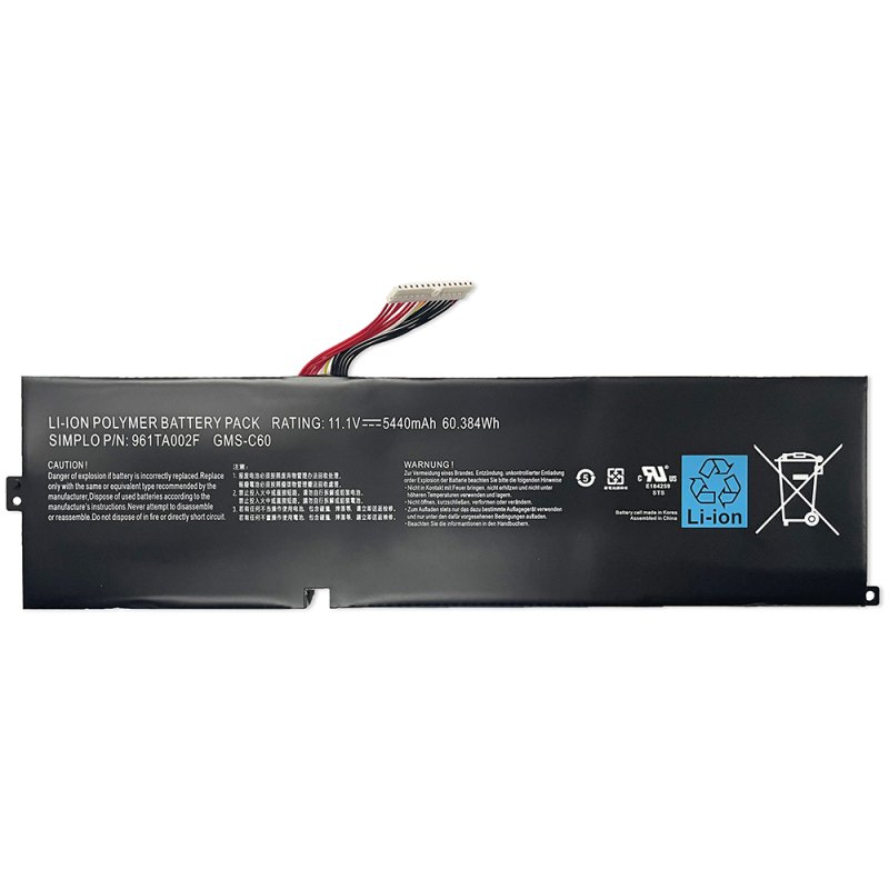 Original Battery Gigabyte GMS-C60 961TA002F 5440mAh 60.384Wh