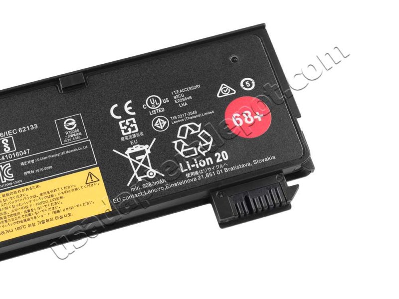 Original Battery Lenovo ThinkPad T460 20FNA028CD 6600mAh 72Wh