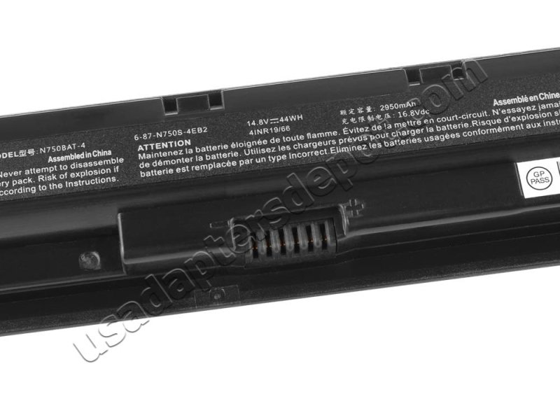 Original Battery Clevo N751WL N770GU N770WG 2950mAh 44Wh