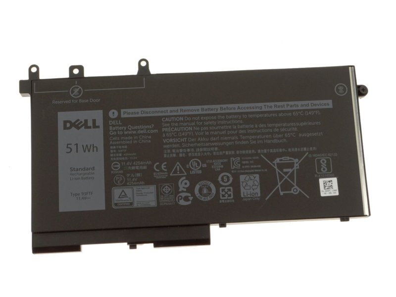 Original 4254mAh 51Wh 3-Cell Dell 093FTF 93FTF Battery