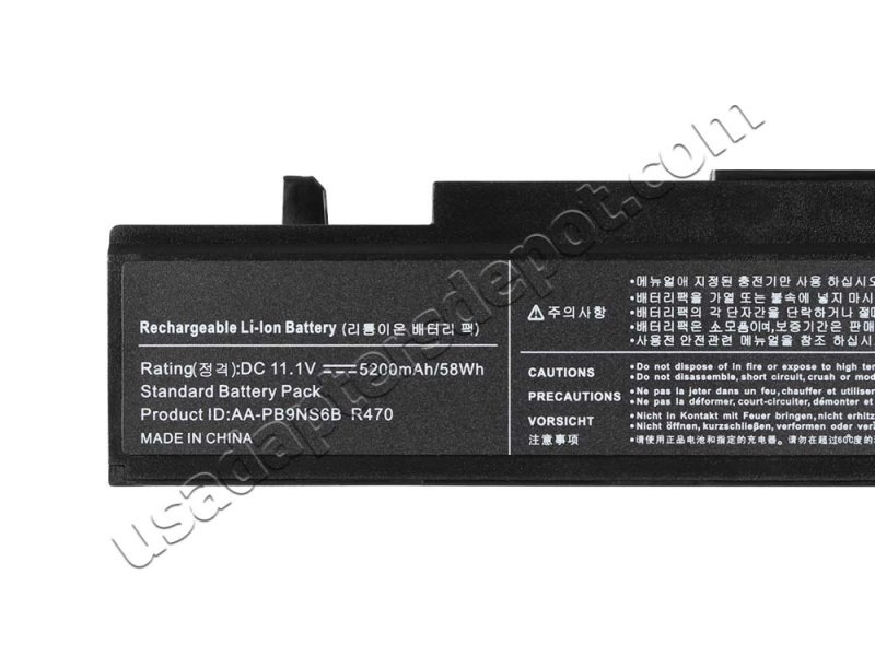 Battery Samsung AA-PB9NC6W AA-PB9NC5B 5200mAh 58Wh