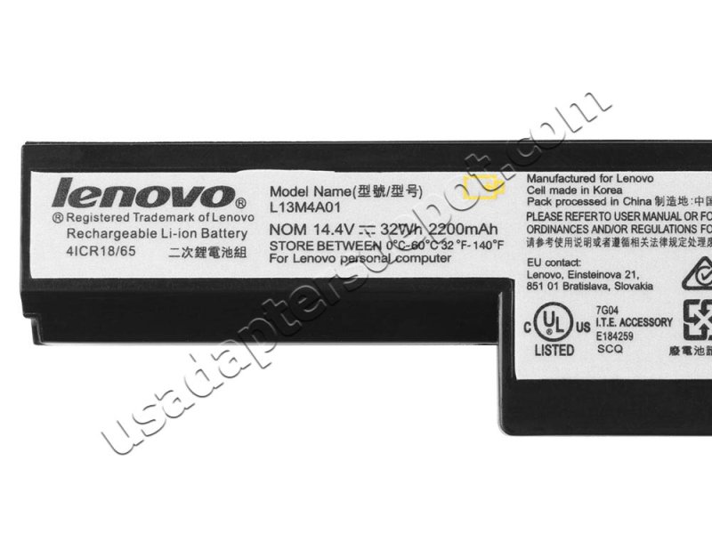 2800mAh 4Cell Lenovo L12L4E55 Battery