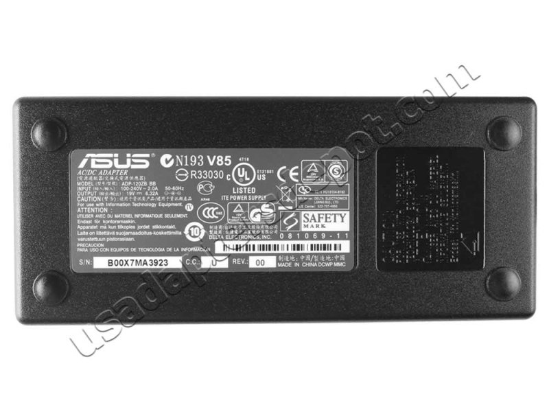 Original 120W Asus G74SX AC Adapter Charger Power Cord