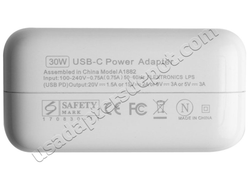 20V 1.5A 30W for Apple MacBook MMGL2 Power Adapter Charger