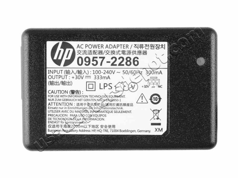 Original 10W HP Deskjet 1000 All-In-One Printer AC Adapter Charger